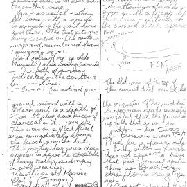 Field Notes. Onewhero Bay survey