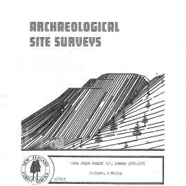 Archaeological Site Surveys. Opua State Forest 117, Summer 1978-79