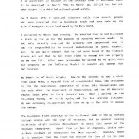  Damage to Maungaturoto Pa, N15-4