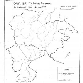 Opua State Forest Maps from site survey report-Clark and Molloy