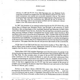 Pa and external terraces with structures at Poor Hill-site P5.227 Waimate North