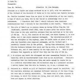 Report on an investigation to locate the site of Hone Hekes Pa at Lake Omapere, near Okaihau