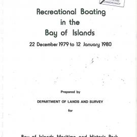 Recreational boating in the Bay of Islands