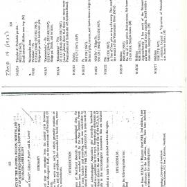 Archaeology of the Waipoua Region, Northland Pt 1. List of sites from Hokianga South Herad to Maunganui Bluff 