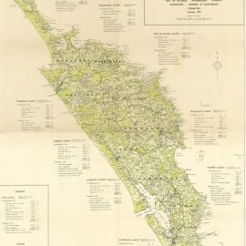 Provisional land utilization map Mangonui, Whangaroa, Hokianga, Bay of Islands, Whangarei, Hobson, Otamatea, Rodney & Waitemata 