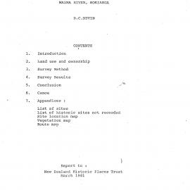 Archaeological site survey, Waima River, Hokianga