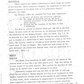 An archaeological investigation of a maori shell hidden at Kawerua