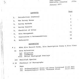 Aupouri State Forest (Waikanae, Te Raite) Archaeological site survey Dec 1976