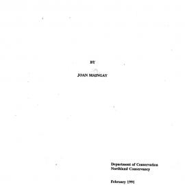  Archaeological report on the Pouerua section of the Kaikohe - Oromahoe transmission