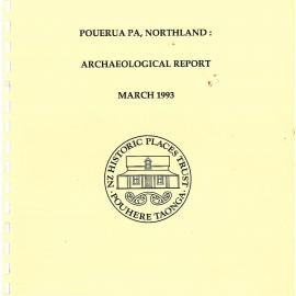 Pouerua Pa, Northland. Archaeological report