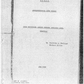 Site recording around Pouerua volcanic cone. Archeological site survey