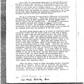 Archaeological research at Pouerua, Northland. A final interim report