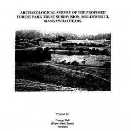 Archaeological survey of the proposed Forest Park Trust subdivision, Molesworth, Mangawahai Heads