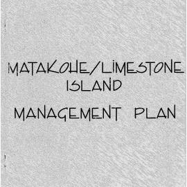 Draft Matakohe-Limestone Island Management Plan 1
