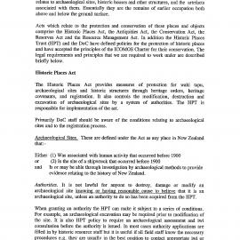 Historic Resources, Legal and Policy requirements