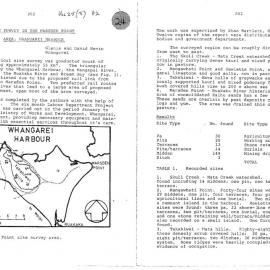 Site survey in the Marsden Point area, Whangarei Harbour.