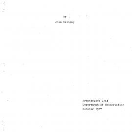 Initial archaeological assessment of Horahora 1A4D, Whangarei County