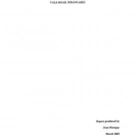Maingay. 2003. Preliminary archaeological inspection of the Buik Property, Vale Rd, Whangarei