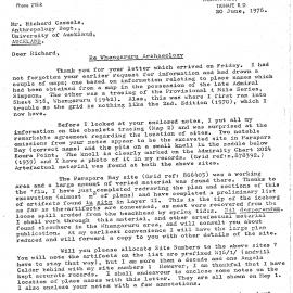 Whangaruru Archaeology. Parapara Bay excavation.Whangaururu North Head. Whangaruru place names