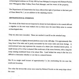 Proposed purchase of land, Whangaruru Peninsula