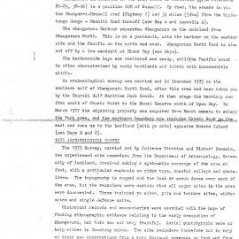 Preparation for an archaeological survey at Whangaruru