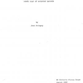 Archaeological assessment of a subdivision on the North Head of Ngunguru Harbour