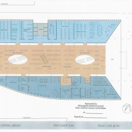 First Floor Plan Whangarei Central Library 02