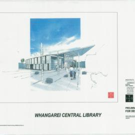 Architectural Colour Rendering Whangarei Central Library
