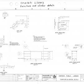 Onerahi Public Library : Furniture & window details