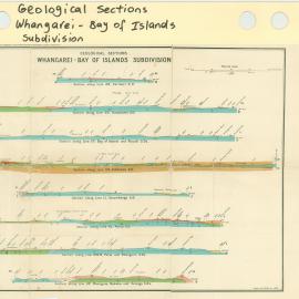 Geological sections : Whangarei-Bay of Islands subdivision