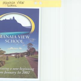 Manaia View School : Celebrating a new beginning from January 1st 2002