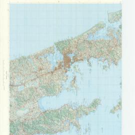 Auckland : N.Z. topographical map