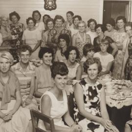 Whangarei Homemakers' Choir celebrating winning Competitions Shield 1966-67