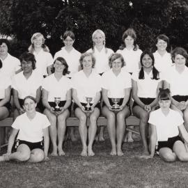 Whangarei Girls High School Athletics Team 1969