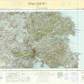 Whangarei : N.Z. topographical map
