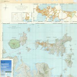 Map of Waiheke & adjacent islands