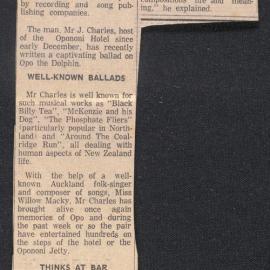 Opo lives again in Opononi man's ballad