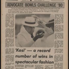 Sport Northland 1980-11-07