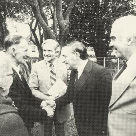 The Unveiling of the Foundation Stone of the Exhibition Hall at Heritage Park