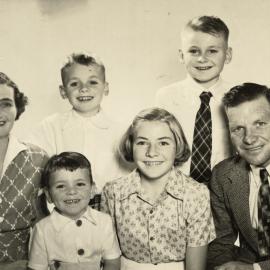 Theo Matthews's Family - Christabel, Peter, Ted, John, Joanne, Theo