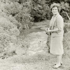 Florence Keene in the Mangamuka Gorge