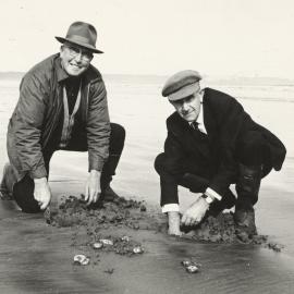 Jim Taaffe & Jack Scott, Minister of Marine