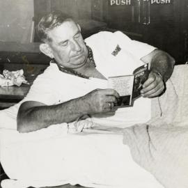 "Lofty" Blomfield Guarding the Penny Pile