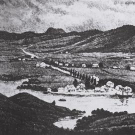 Early Whangarei Township and Hatea River