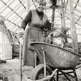 Marjorie Maddren Preparing for the Opening of the Marge Maddren Fernery