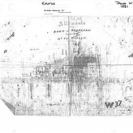 Allotments at Kamo ne[ar] Whangarei the property of Mr Th[os] Wakelin