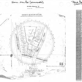 Plan of allotments in Kamo & Mill Roads, surveyed for Messrs McCkintock & Holmes