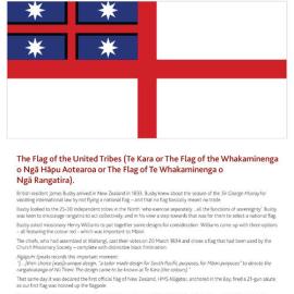 Waitangi Flag Heritage New Zealand Poster