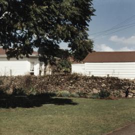 One of the Rock Walls Ann Main Helped her Husband Build
