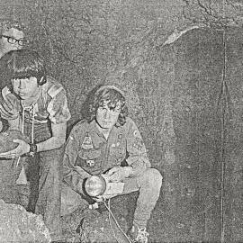 Otangarei Scouts at the Mouth of Dobbie's Tunnel